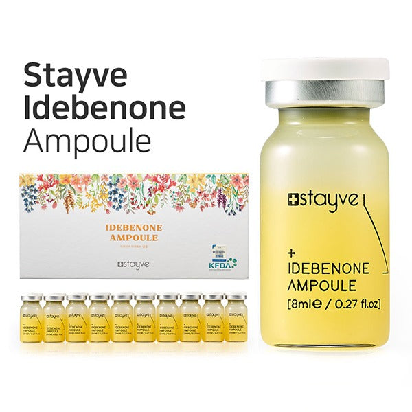 Stayve Idebenone Ampoule 8Ml 1 vial - Anti-Aging Powerhouse for Youthful, Radiant Skin - SD Cosmetics Care