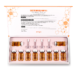 Stayve Salmon DNA Gold Ampoule 8ml 1 vial - Luxurious Anti-Aging Serum with Collagen Boost & Radiance - SD Cosmetics Care