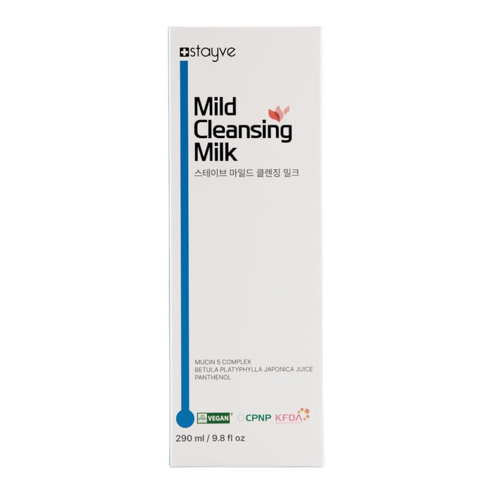 Stayve Vegan Mild Cleansing Milk - Gentle One-Step Cleanser with Natural Ingredients for Irritation-Free Skin - SD Cosmetics Care