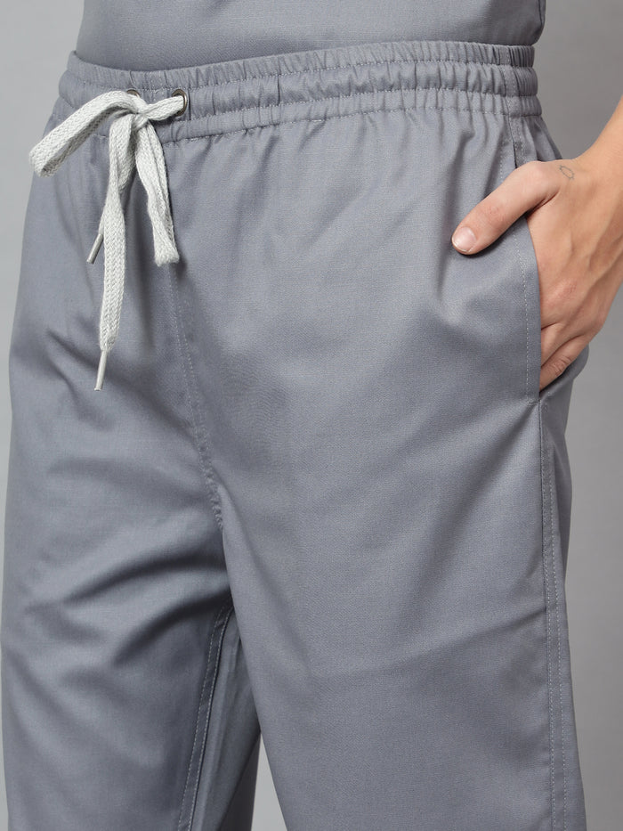 Stretchable (2Way) Women Graphite Straight Scrub Pant