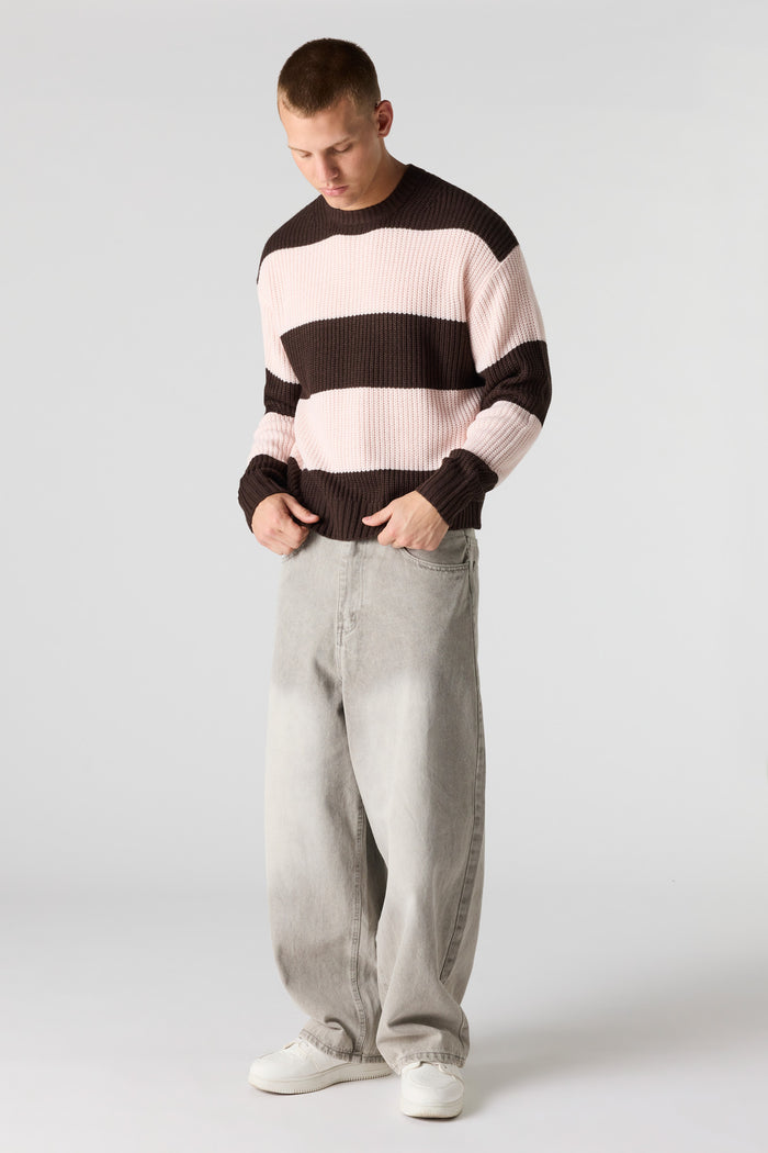 Striped Knit Sweater