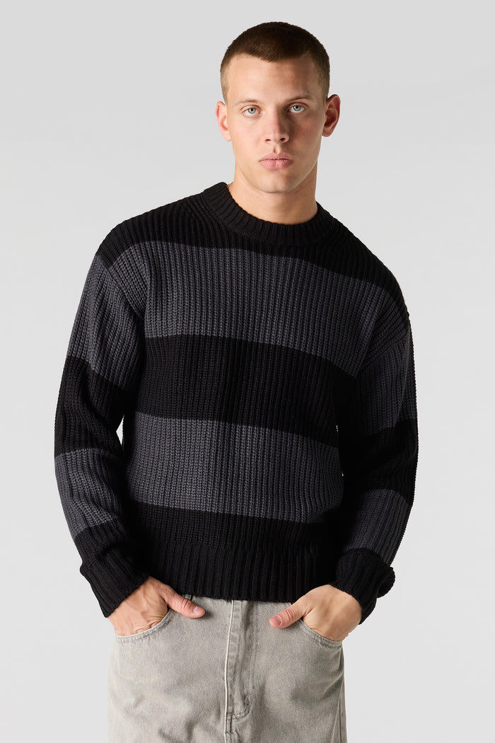 Striped Knit Sweater