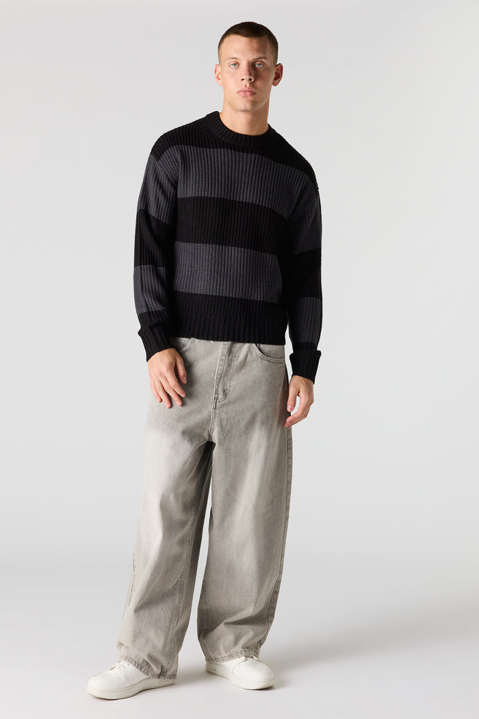 Striped Knit Sweater