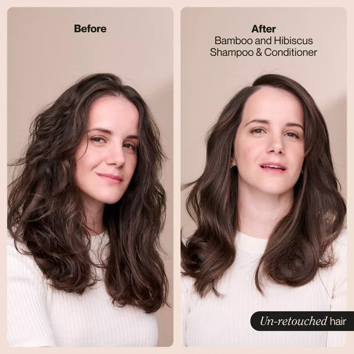 SUAVE 100% Natural Bamboo & Hibiscus Volumizing Shampoo شامبو سواف الطبيعي 100% بخلاصة البامبو والكركديه لزيادة الكثافة