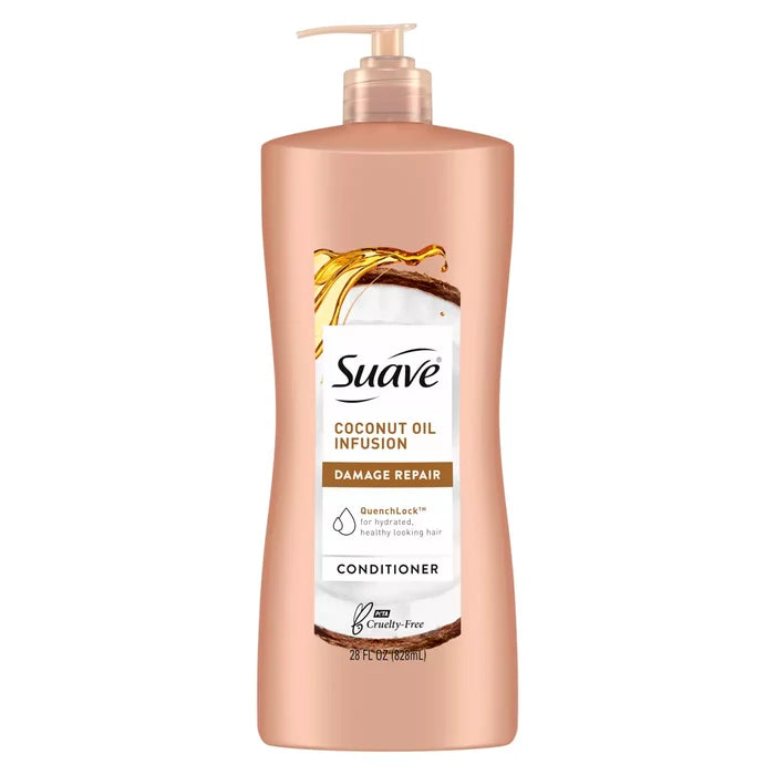 SUAVE Coconut Oil Infusion Damage Repair Conditioner بلسم سواف بزيت جوز الهند لإصلاح الشعر التالف