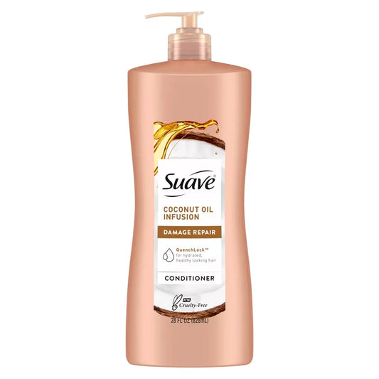 SUAVE Coconut Oil Infusion Damage Repair Conditioner بلسم سواف بزيت جوز الهند لإصلاح الشعر التالف