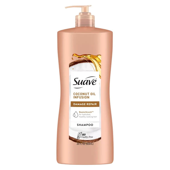SUAVE Coconut Oil Infusion Damage Repair Shampoo شامبو سواف بجوز الهند لإصلاح الشعر التالف