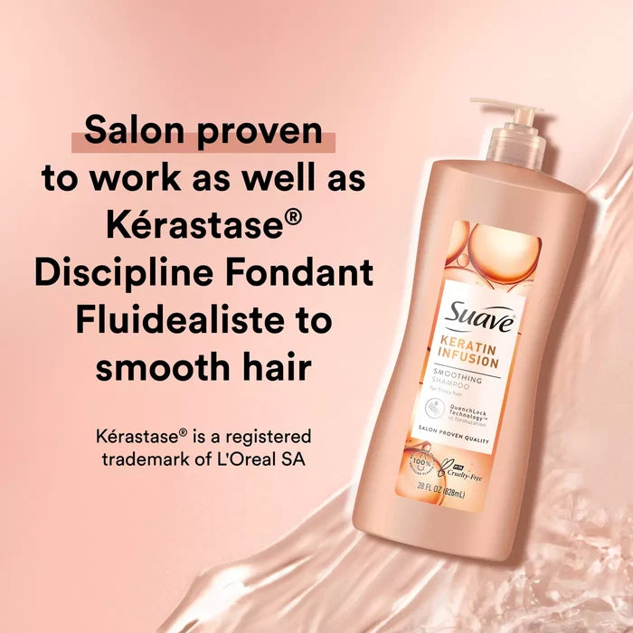 SUAVE Keratein Infusion Smoothing Shampoo شامبو سواف كيراتين انفيوجن