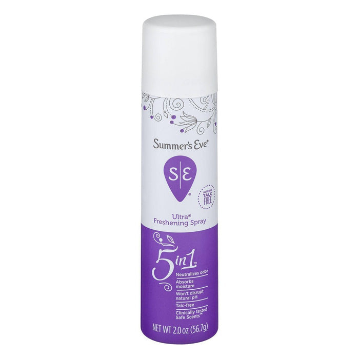 SUMMER'S EVE Ultra Freshening Spray Deo 5 in 1 سبري مانع للتعرق من سمرز ايف