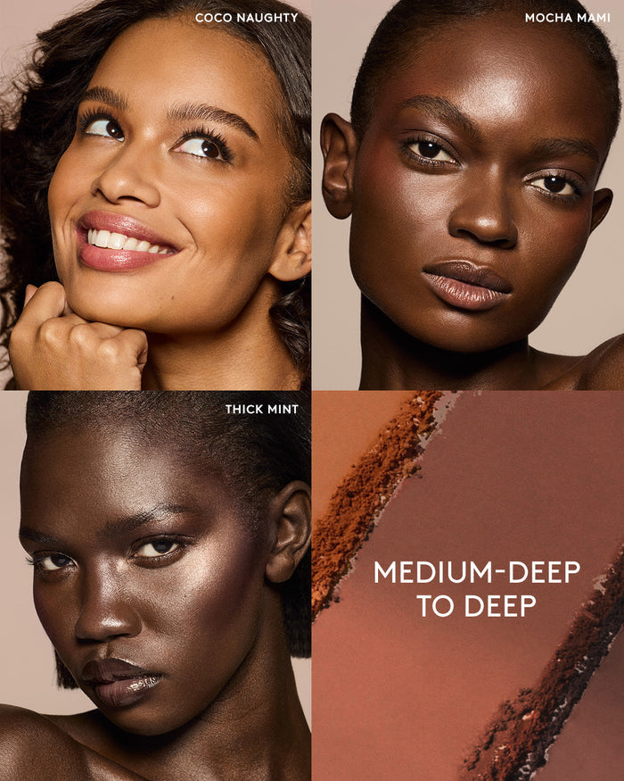 Medium-deep to deep model shade grid.
