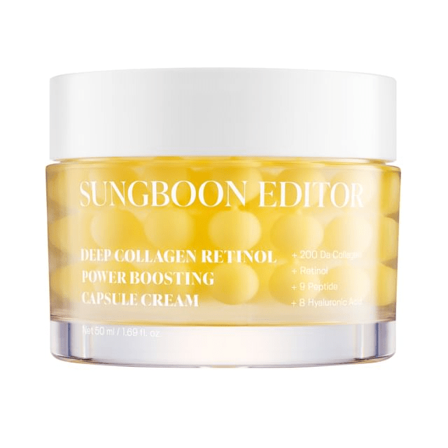 SUNGBOON EDITOR Deep Collagen Retinol Power Boosting Capsule Cream 50ml - Komiko Beauty