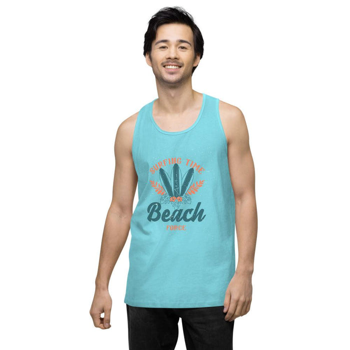 Surfing Time Men’s premium tank top - Billyforce Shop