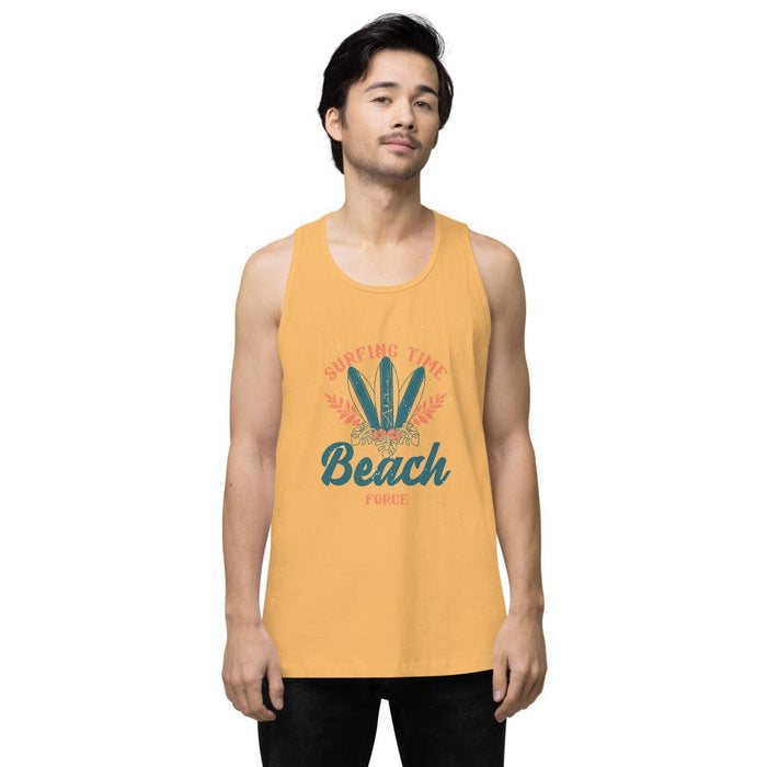 Surfing Time Men’s premium tank top - Billyforce Shop