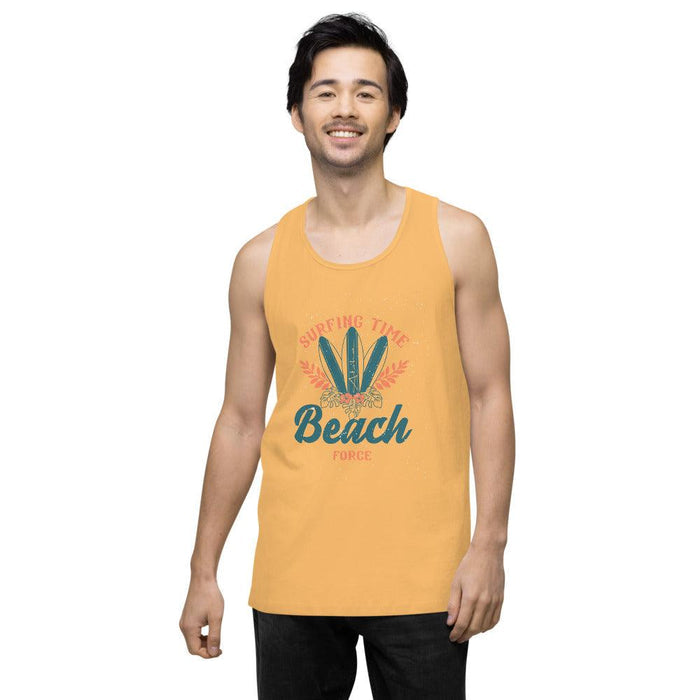 Surfing Time Men’s premium tank top - Billyforce Shop