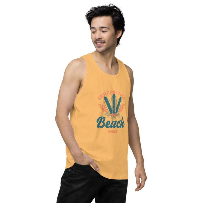 Surfing Time Men’s premium tank top - Billyforce Shop