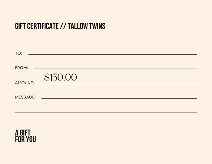 Tallow Twins Gift Card