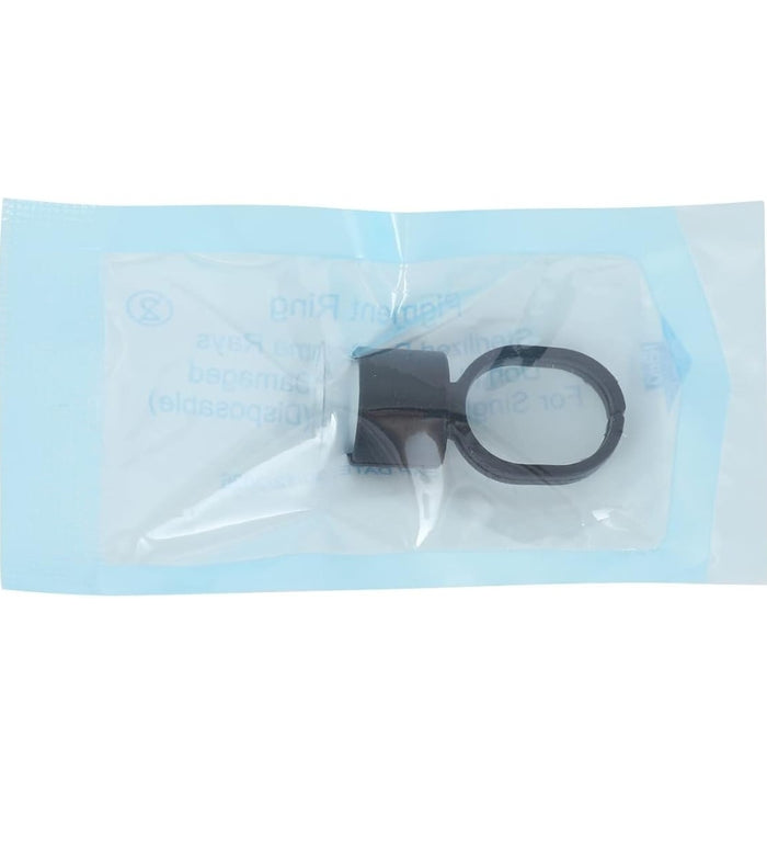 Tattoo Ink Ring Cups 10pcs - Microblading Pigment Holders with Sponge Inserts for Permanent Makeup - SD Cosmetics Care