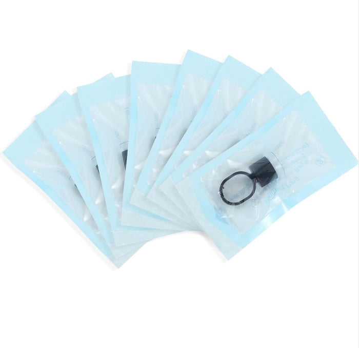 Tattoo Ink Ring Cups 10pcs - Microblading Pigment Holders with Sponge Inserts for Permanent Makeup - SD Cosmetics Care