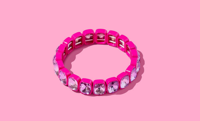 Taylor Elliott Enamel Stretch Bracelet -  Layla