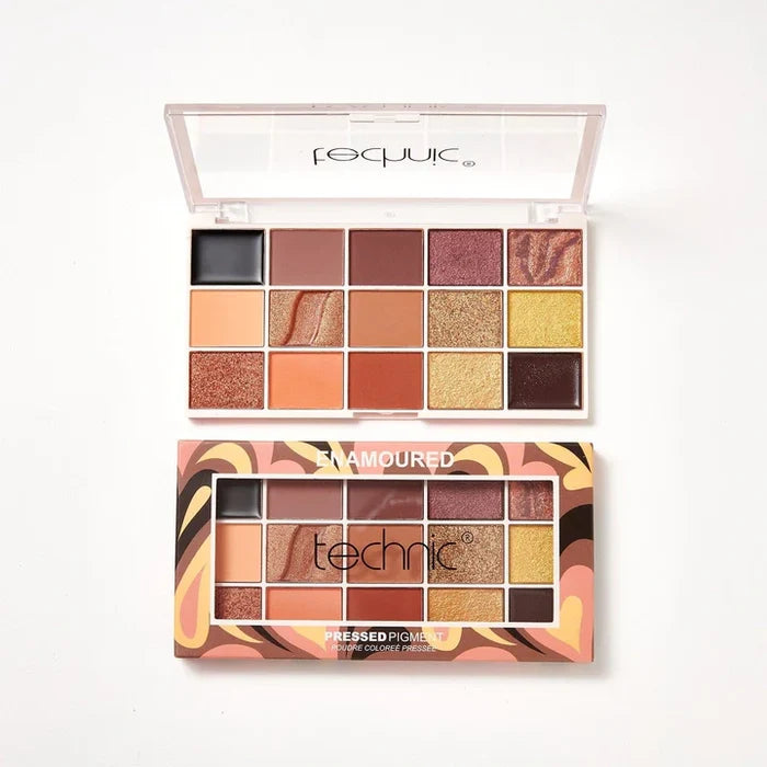 Technic Pressed Pigment Eyeshadow Palette – Enamoured 30g