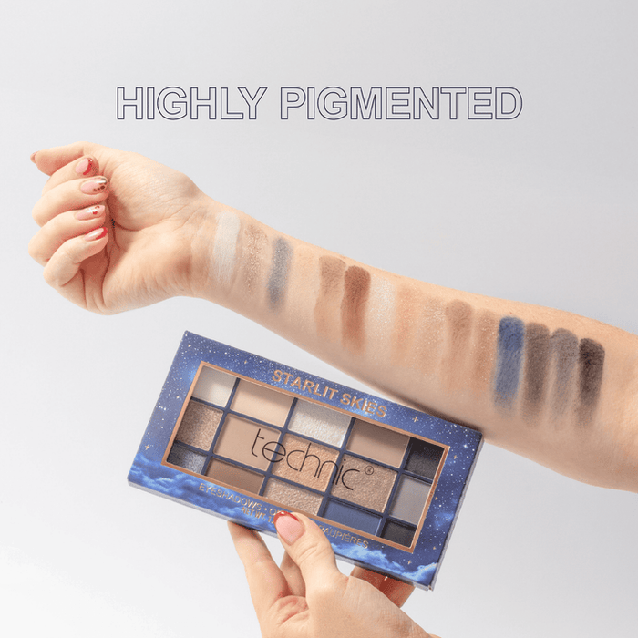 Technic Pressed Pigment Eyeshadow Palette – Starlit Skies 29.3g