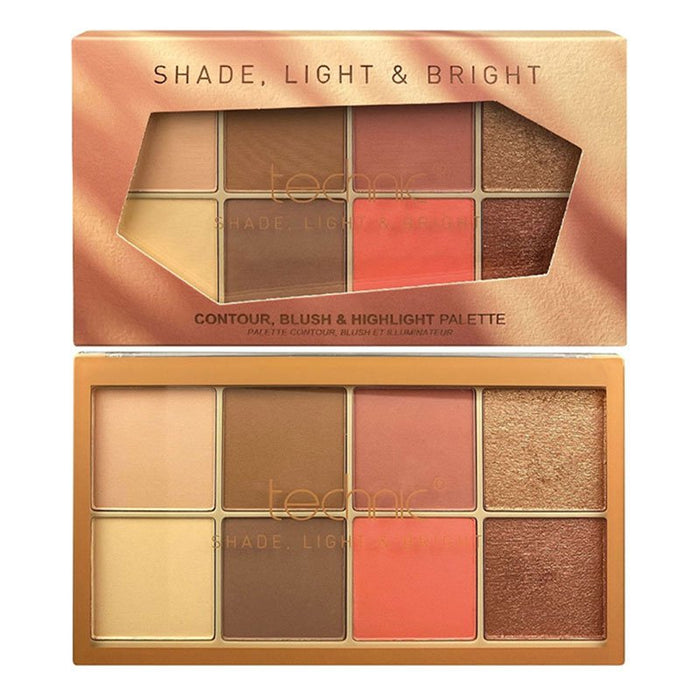Technic Shade Light & Bright Contour Blush and Highlight Palette 38g