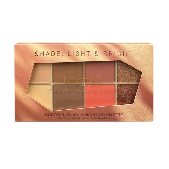 Technic Shade Light & Bright Contour Blush and Highlight Palette 38g