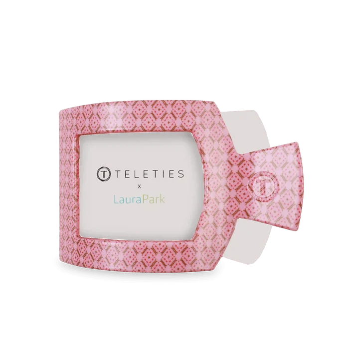 Teleties Flat Square Claw Clip - Berry Cozy - Aesthetics By Kell