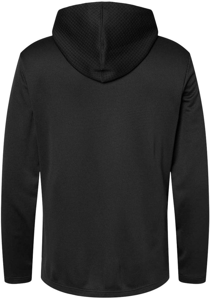 no-logo Adidas Textured Mixed Media Hooded Sweatshirt-Fleece-Adidas-Thread Logic