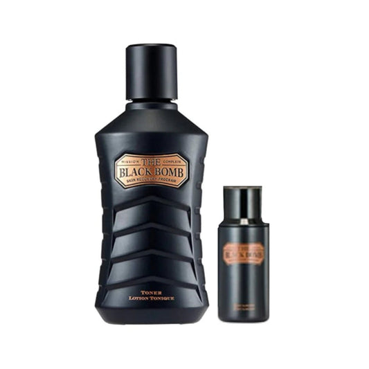 The Face Shop TRE BLACK BOMB TONER 140 ml + Emulation 32 ml تونر البشرة من ذا فيس شوب