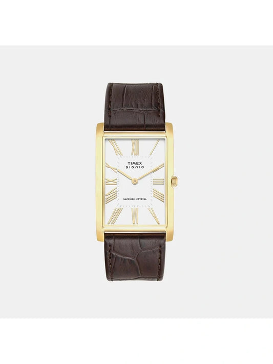 Timex Signio Round White Dial Analog Watch - TWEG34300