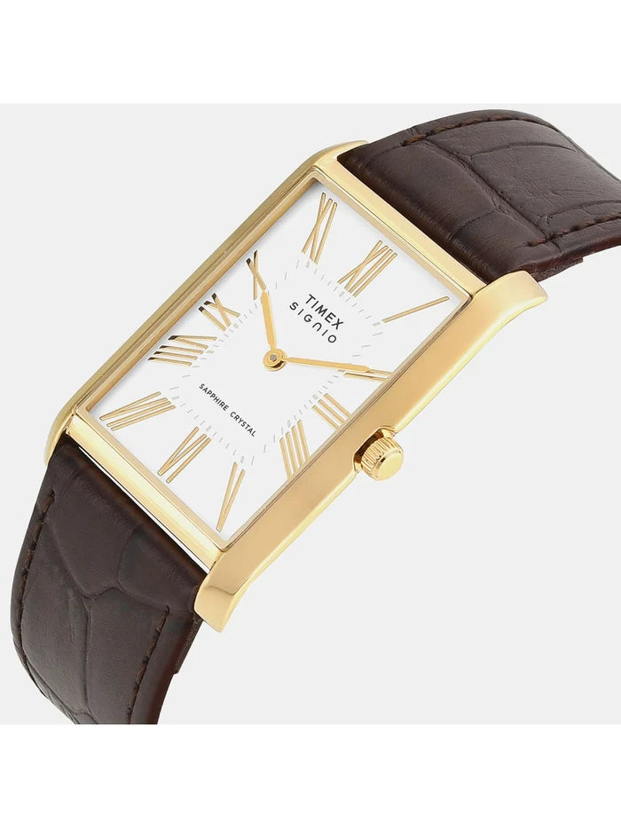 Timex Signio Round White Dial Analog Watch - TWEG34300