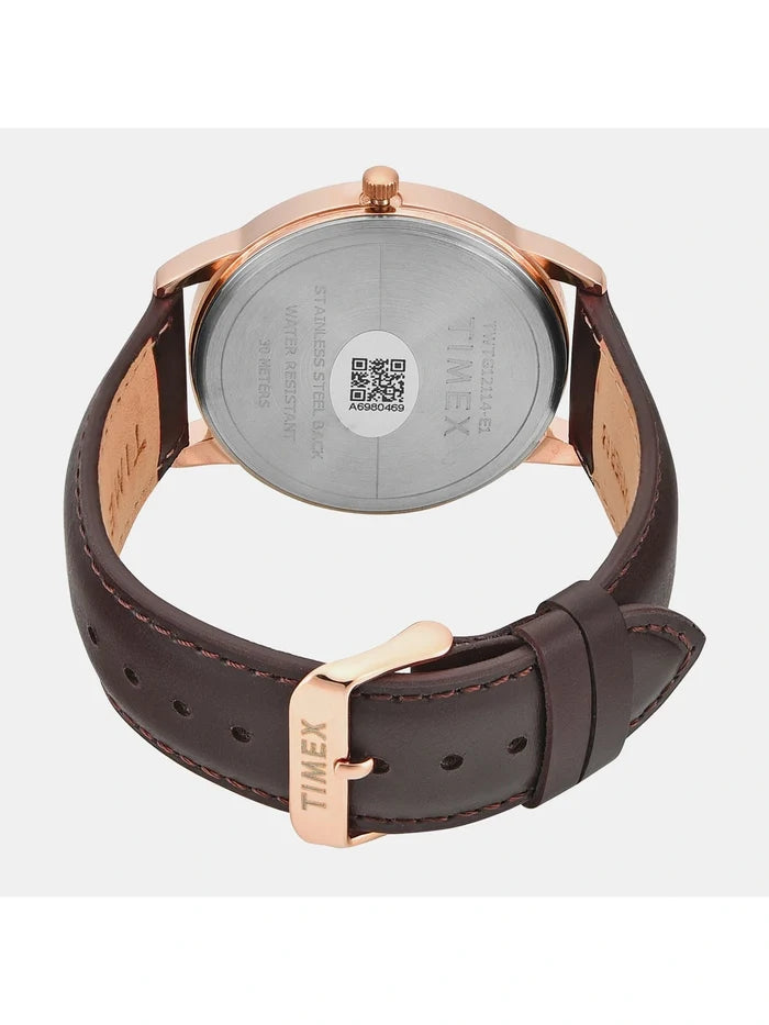 Timex Trendline Round Brown Dial Analog Watch - TWTG12114
