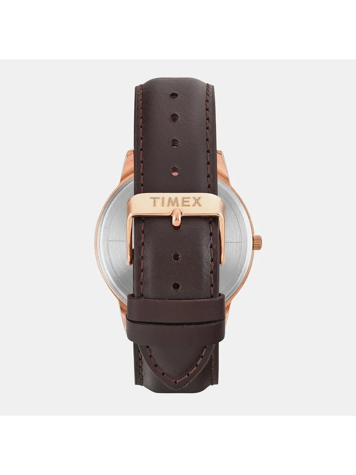 Timex Trendline Round Brown Dial Analog Watch - TWTG12114
