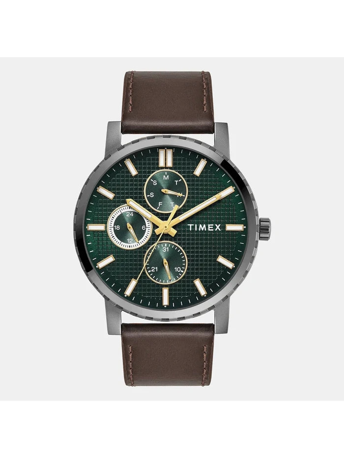 Timex Trendline Round Green Dial Analog Watch - TWEG34700