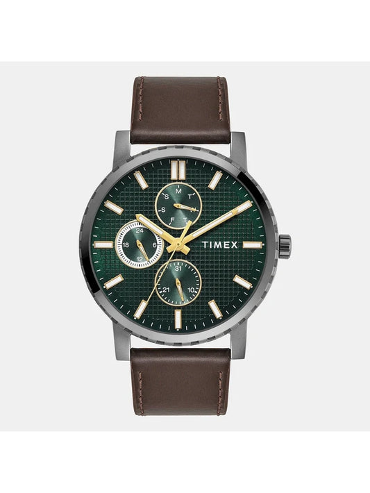 Timex Trendline Round Green Dial Analog Watch - TWEG34700