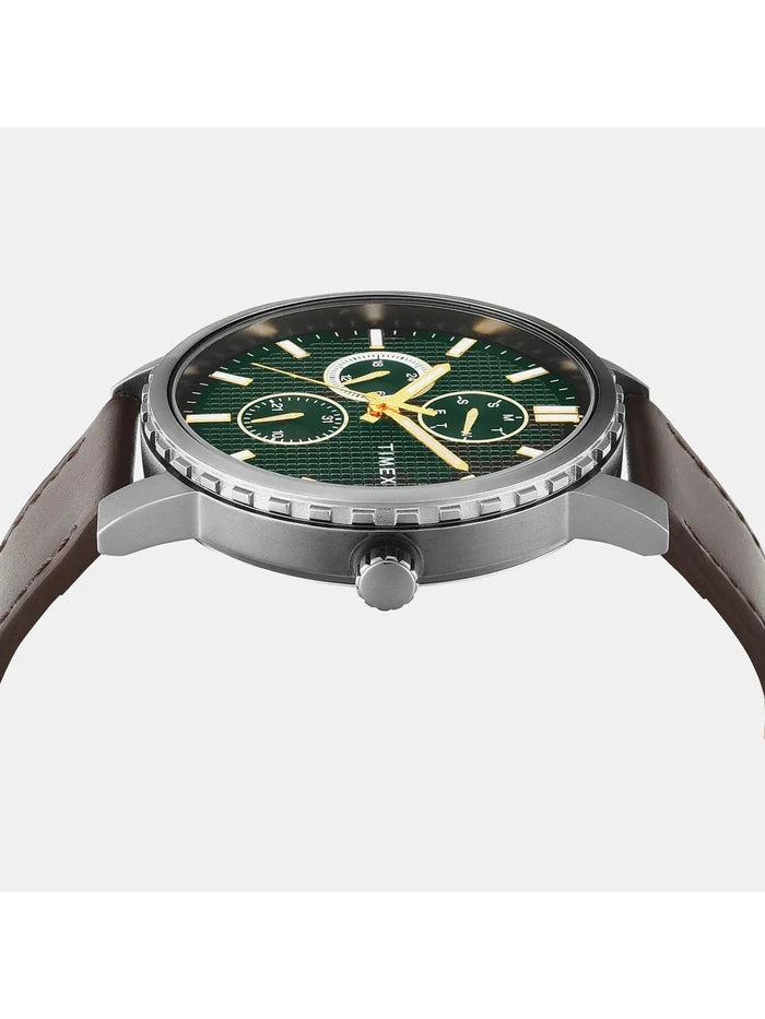 Timex Trendline Round Green Dial Analog Watch - TWEG34700