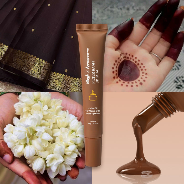 vilvah x annapoorna filter coffee lip balm 10g