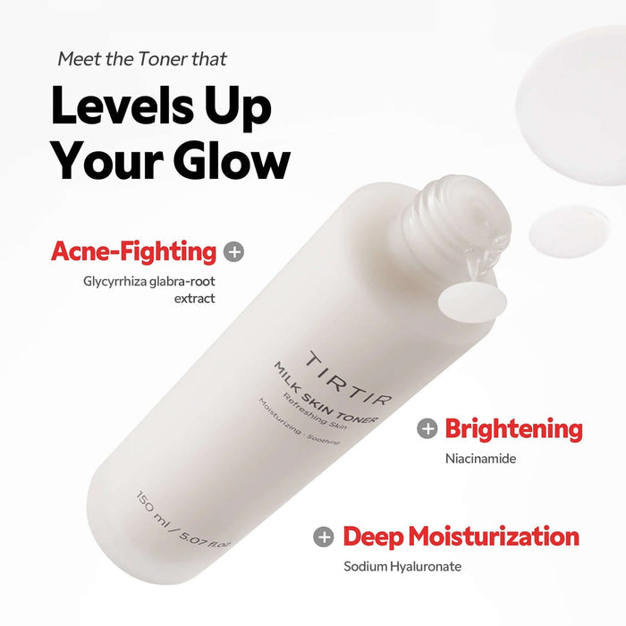 TIRTIR Milk Skin Toner Jumbo 150ml | VGLE Beauty Canada