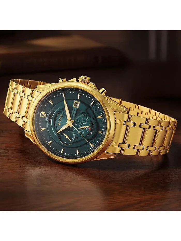 Titan Round Analog Watch - NU1830YM02