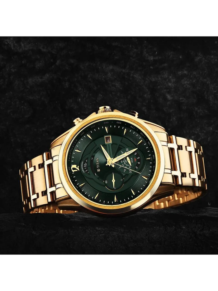 Titan Round Analog Watch - NU1830YM02