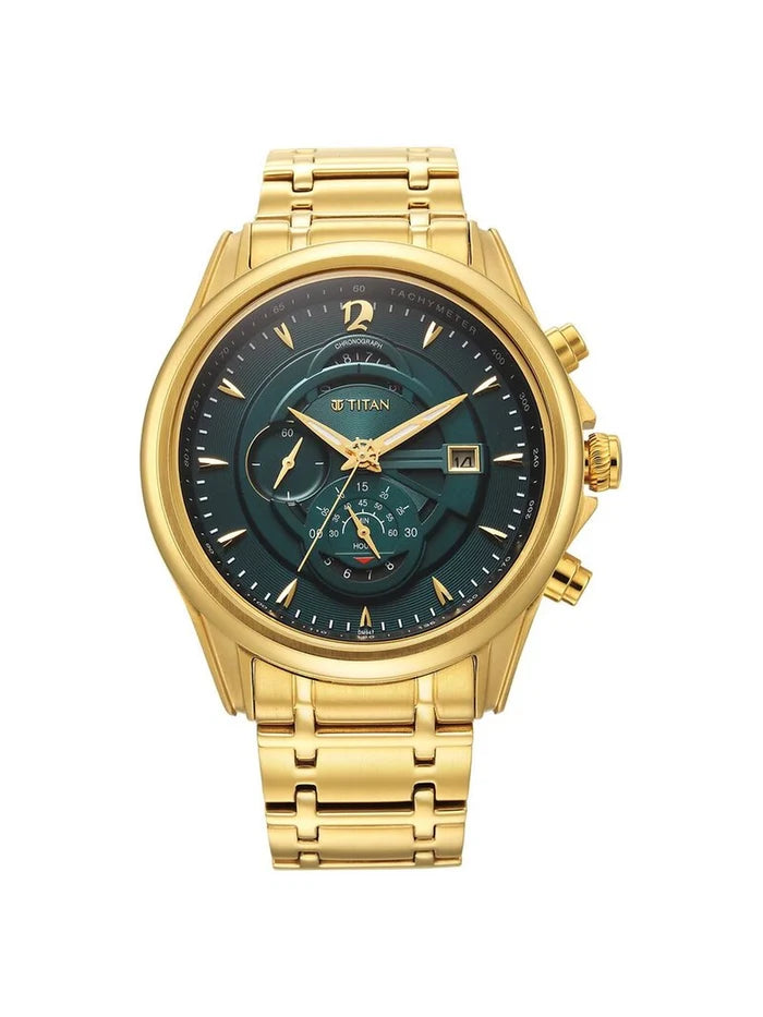 Titan Round Analog Watch - NU1830YM02
