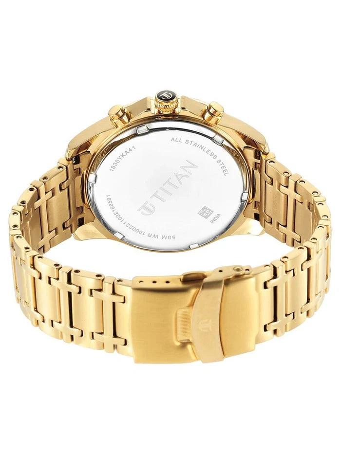 Titan Round Analog Watch - NU1830YM02