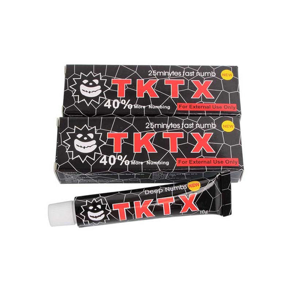 TKTX Numbing Cream 10g Tube - Tattoo & Laser Pain Relief - SD Cosmetics Care