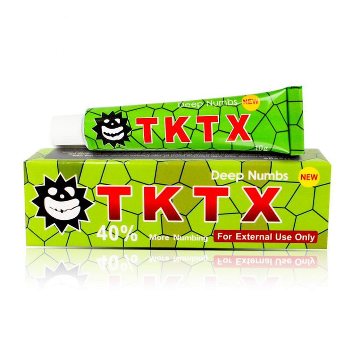 TKTX Numbing Cream 10g Tube - Tattoo & Laser Pain Relief - SD Cosmetics Care