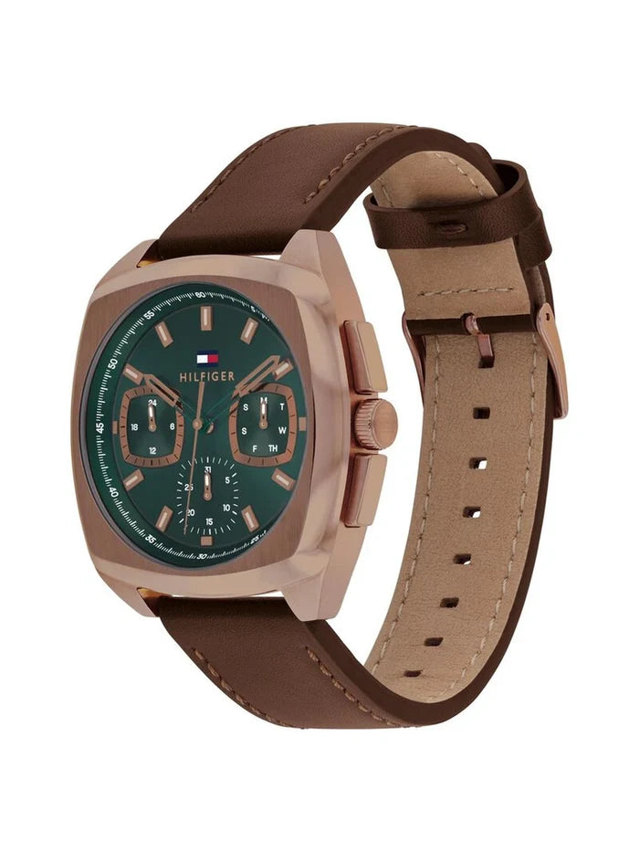 Tommy Hilfiger  Round Green Dial Analog Watch - NTTH1710557