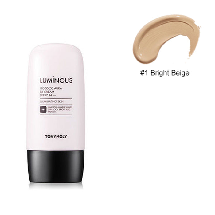 TONYMOLY ++LUMINOUS GODDESS AURA BB CREAM SPF37 PA بي بي كريم مع أضاءة