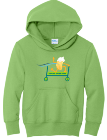TOP THE TATER DAYS YOUTH FLEECE HOODED SWEATSHIRT (3 COLORS AVAILABLE)