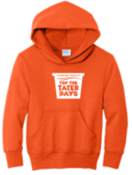 TOP THE TATER DAYS YOUTH FLEECE HOODED SWEATSHIRT (3 COLORS AVAILABLE)