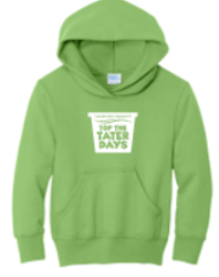 TOP THE TATER DAYS YOUTH FLEECE HOODED SWEATSHIRT (3 COLORS AVAILABLE)